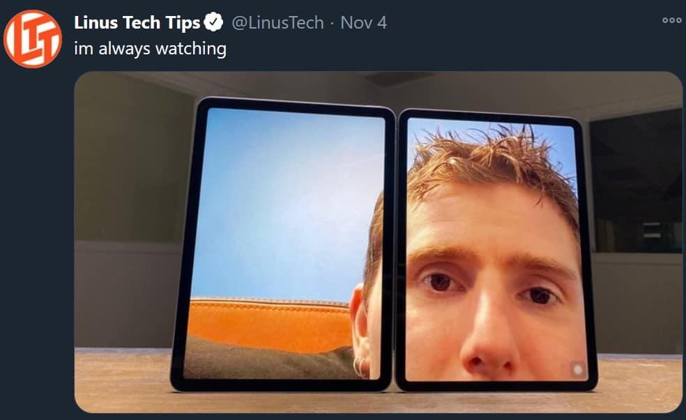 Always Watching Linus Tech Tips Meme